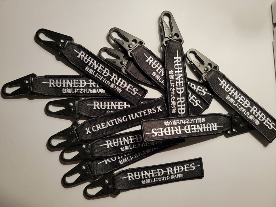 Ruined Rides Keytag (BLACK)